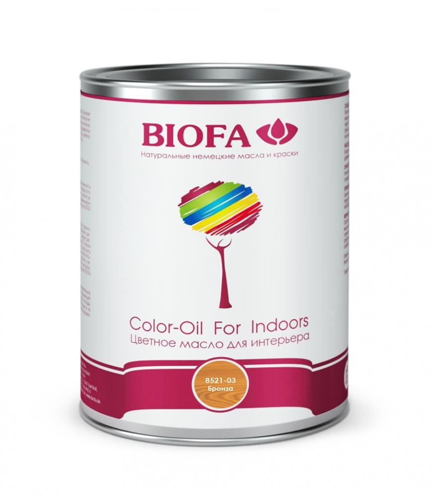8521-03 Цветное масло для интерьера. Бронза Biofa